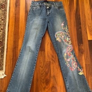 Embroidered jeans